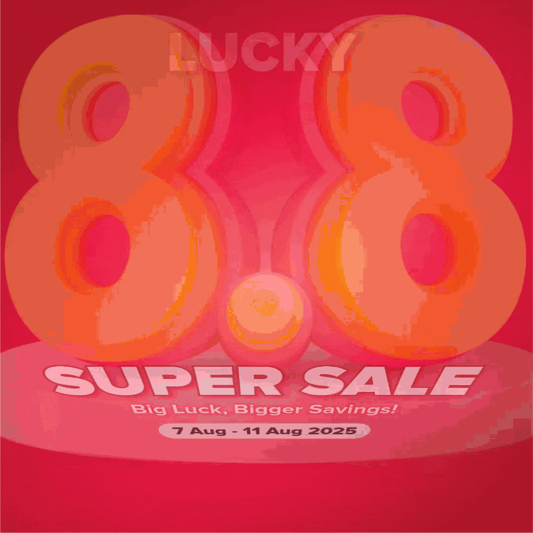 Harvey Norman Lucky 8.8 Super Sale up to 70% off!