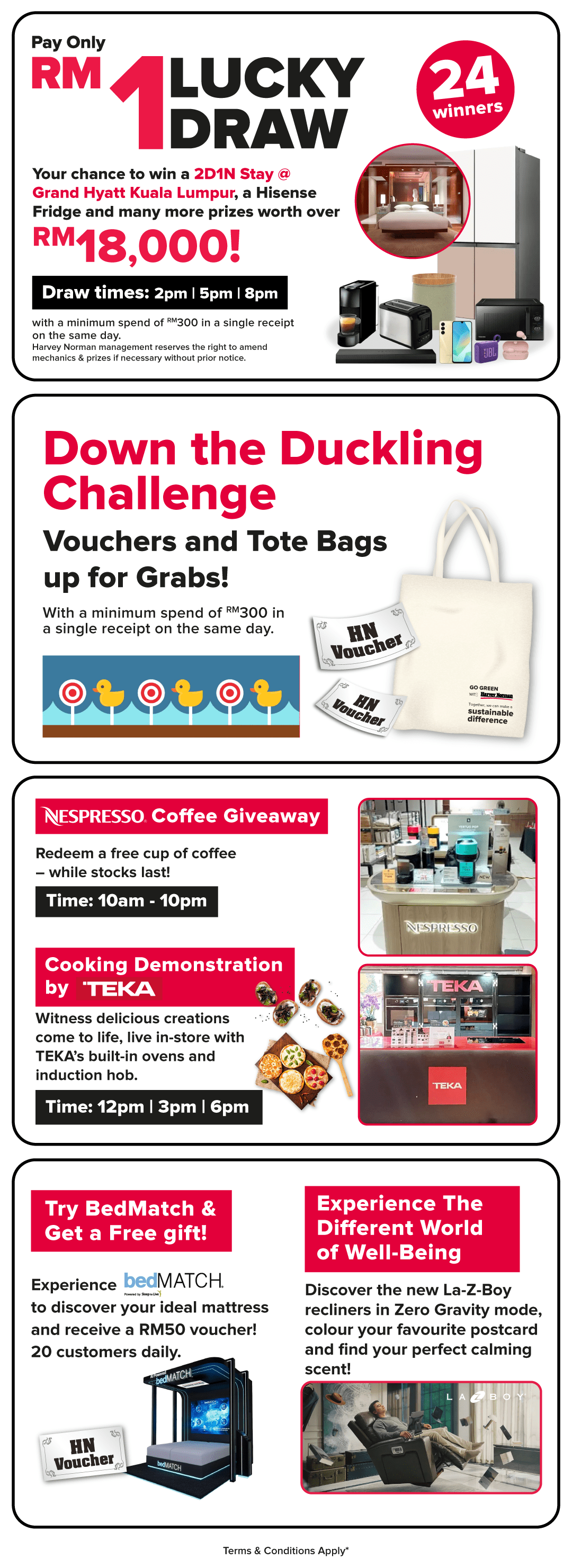 Harvey Norman Mid Valley KL 1st Anniversary Sale