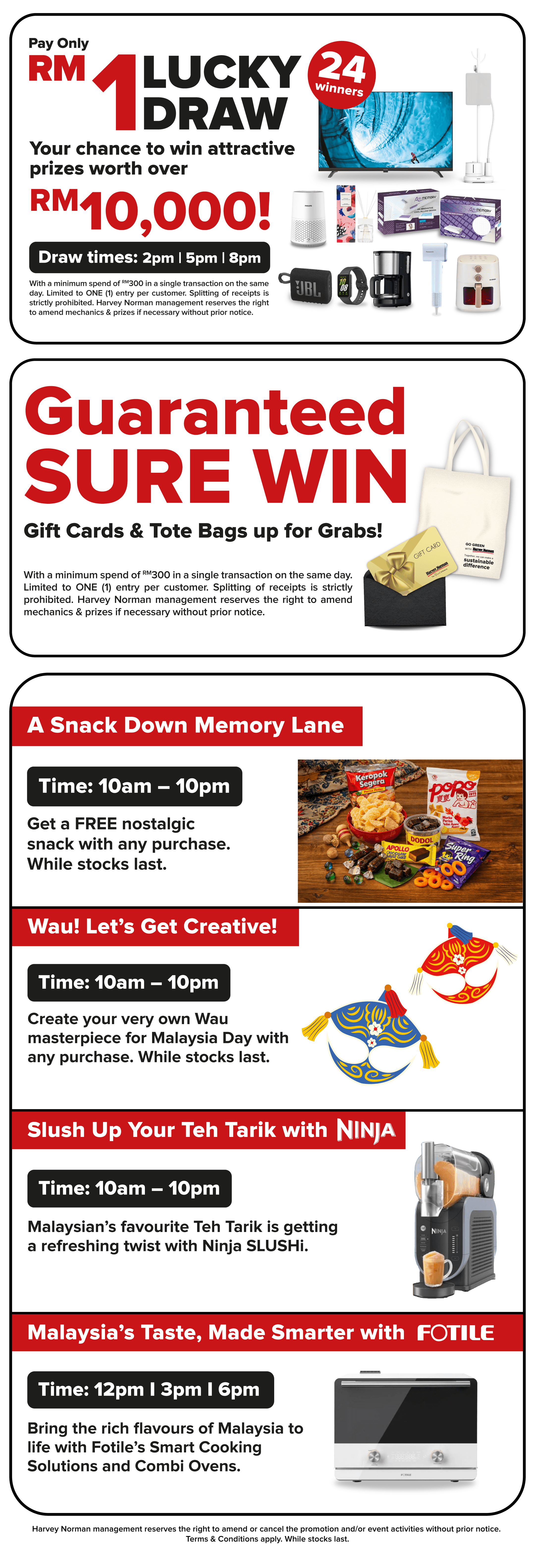 Harvey Norman Malaysia Day Mid Valley Mall