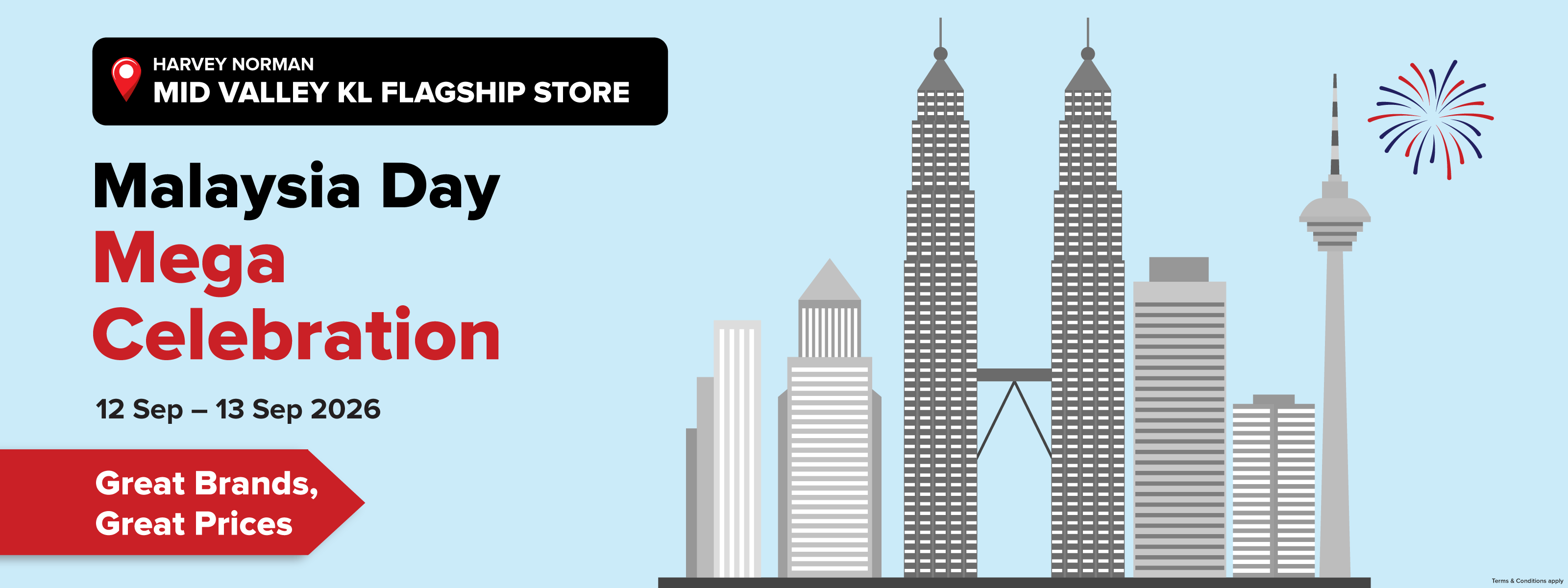 Harvey Norman Malaysia Day Mid Valley Mall