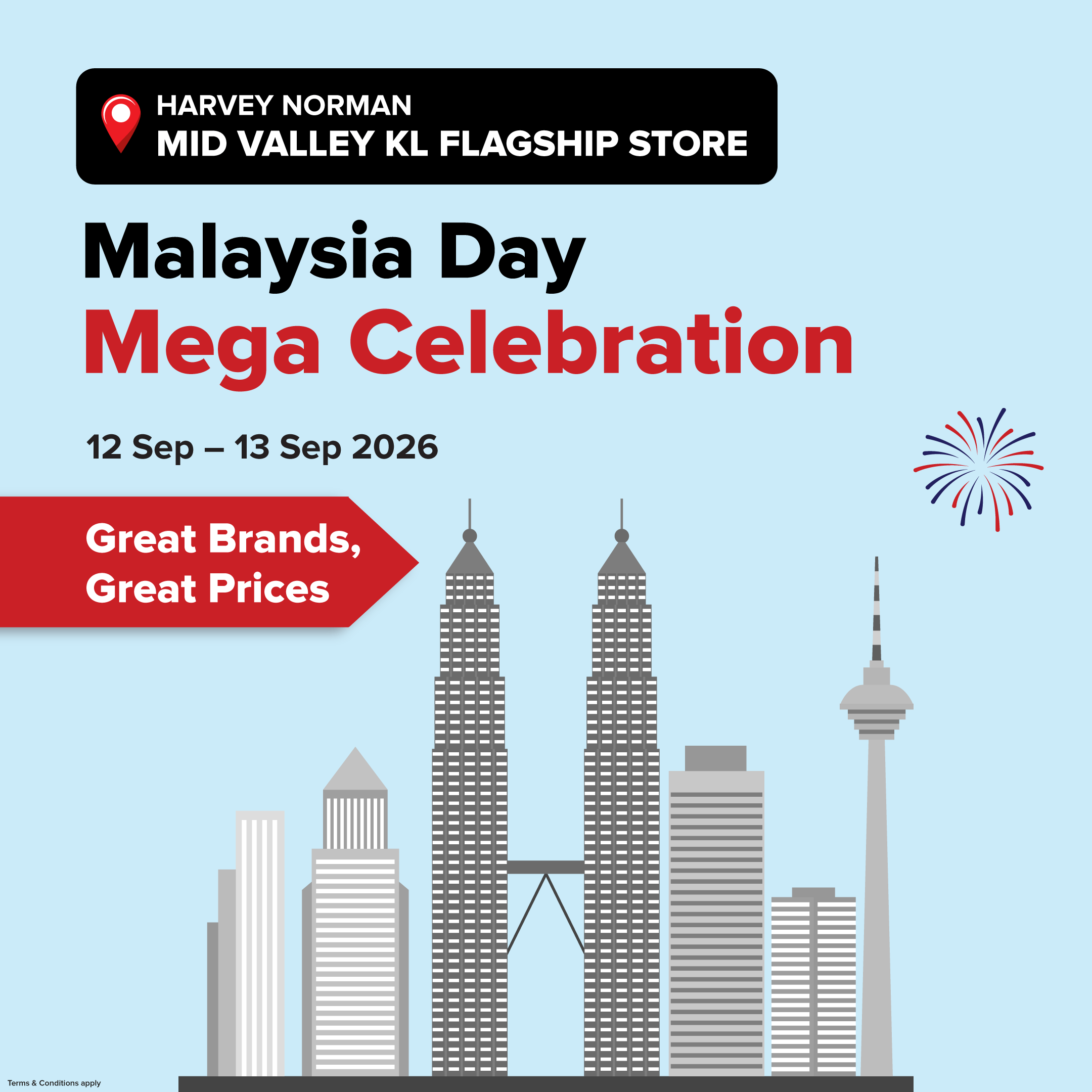 Harvey Norman Malaysia Day Mid Valley Mall