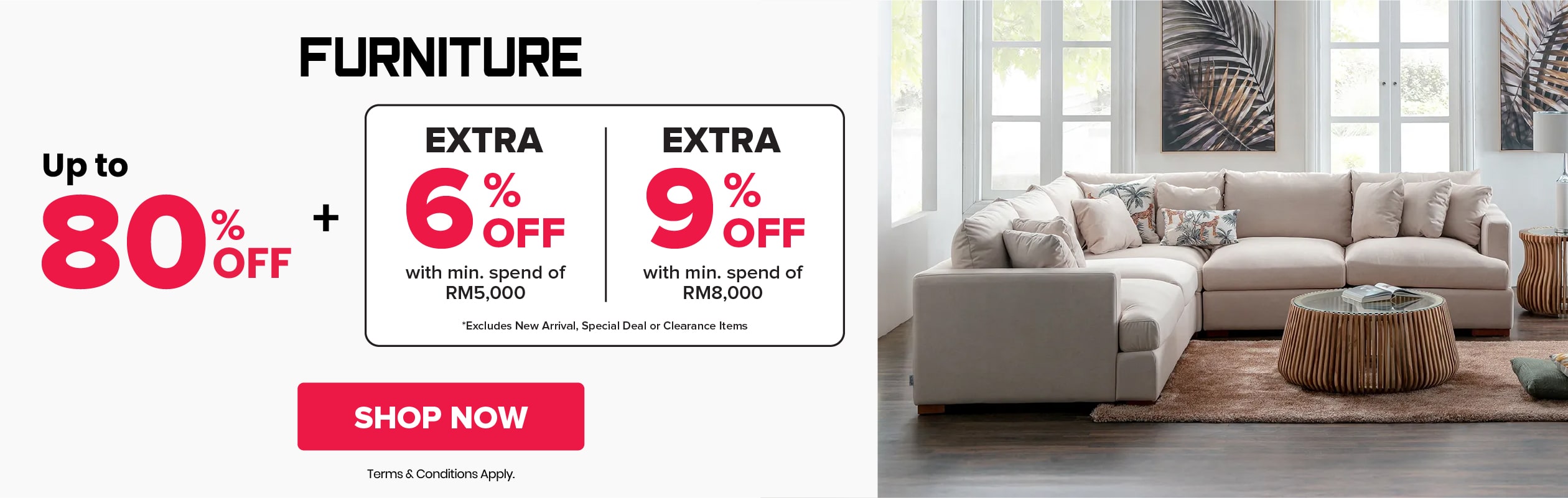 Furniture Massive Malaysia Day Sale