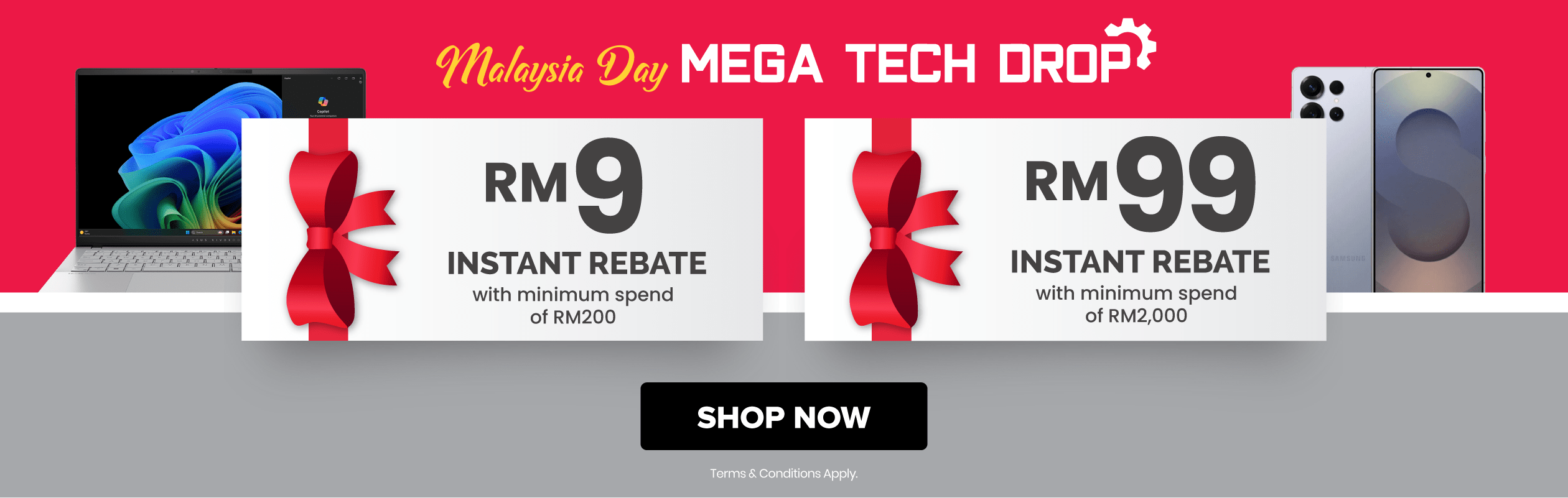 Mega Tech Drop Massive Malaysia Day Sale