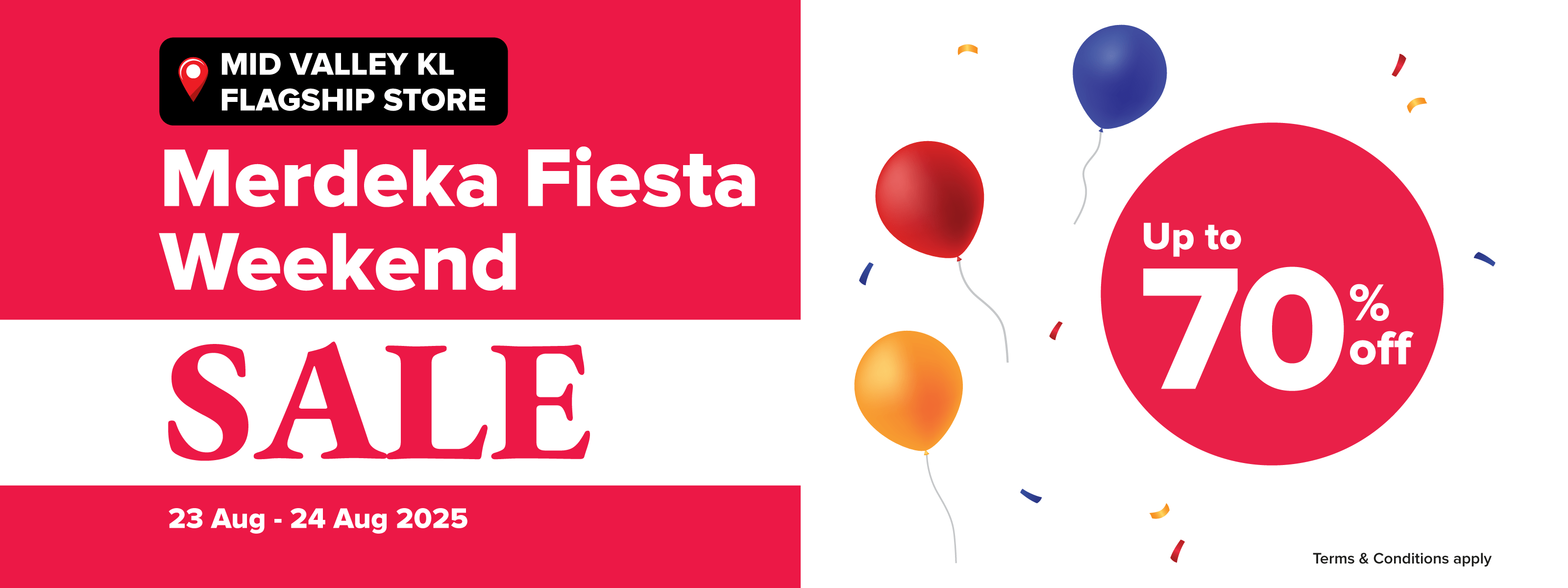 Harvey Norman Merdeka Fiesta Weekend Sale Mid Valley Mall