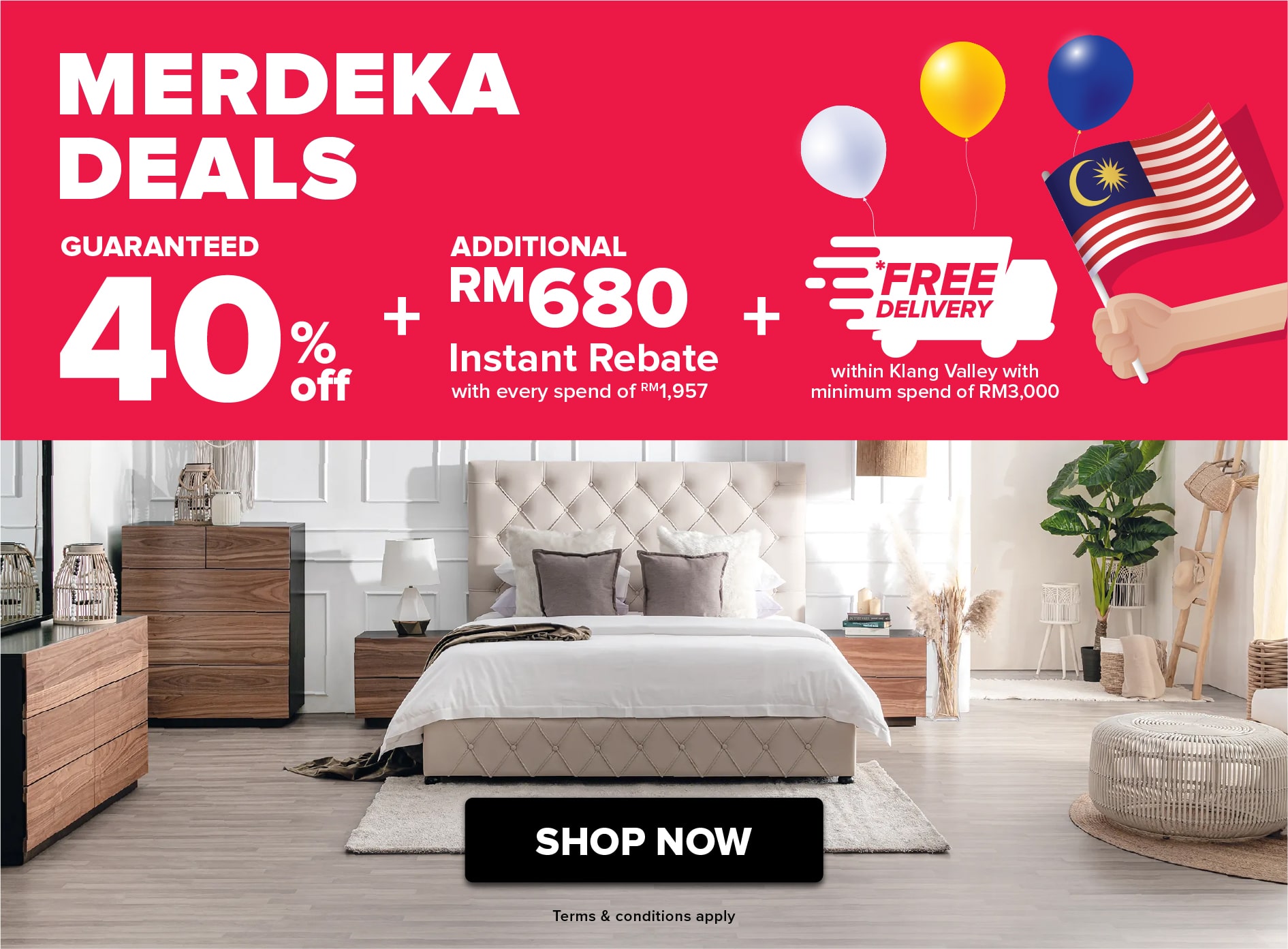 Merdeka Bedding Deals Merdeka Mega Sale