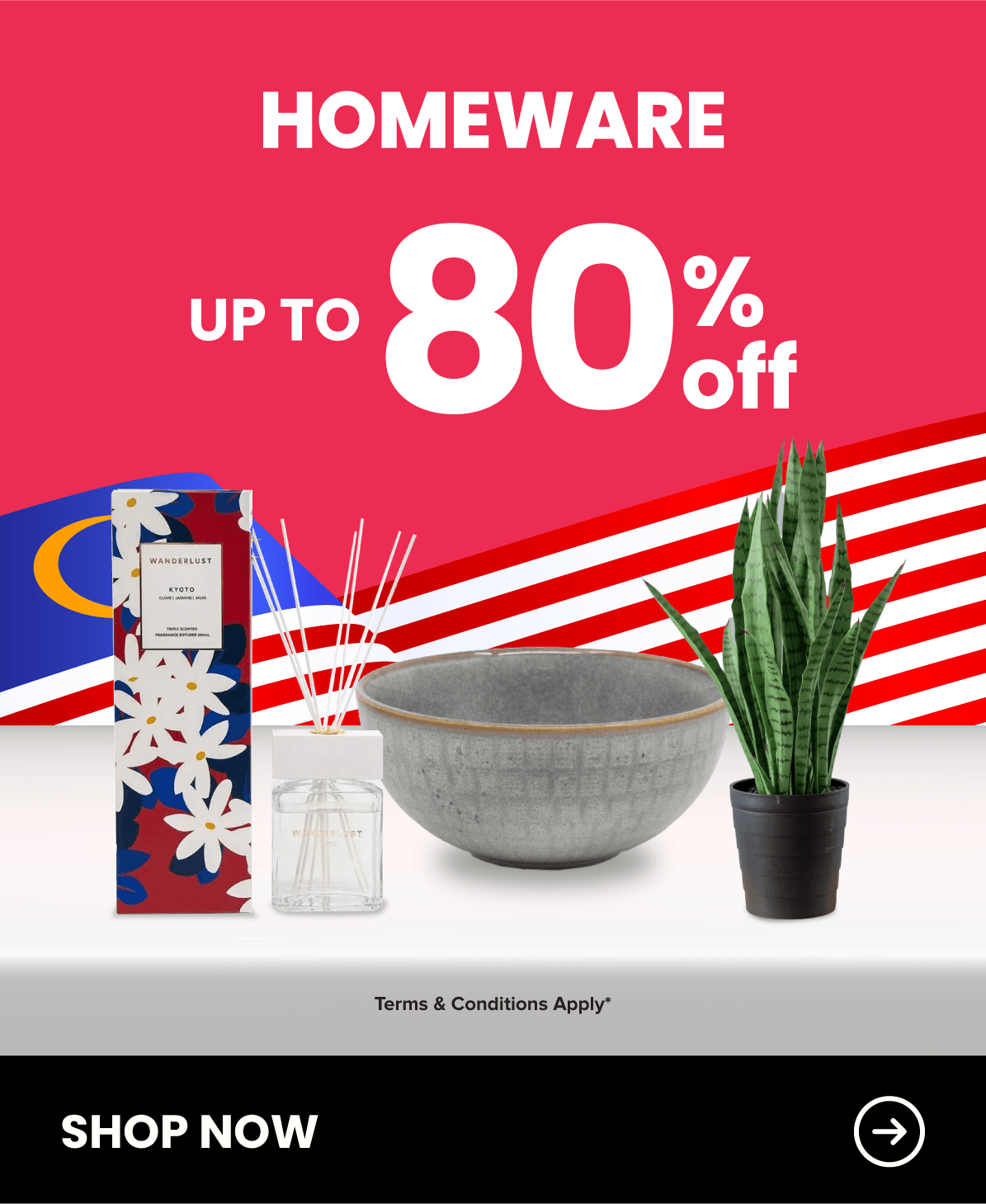 Harvey Norman Homeware Merdeka Super Sale