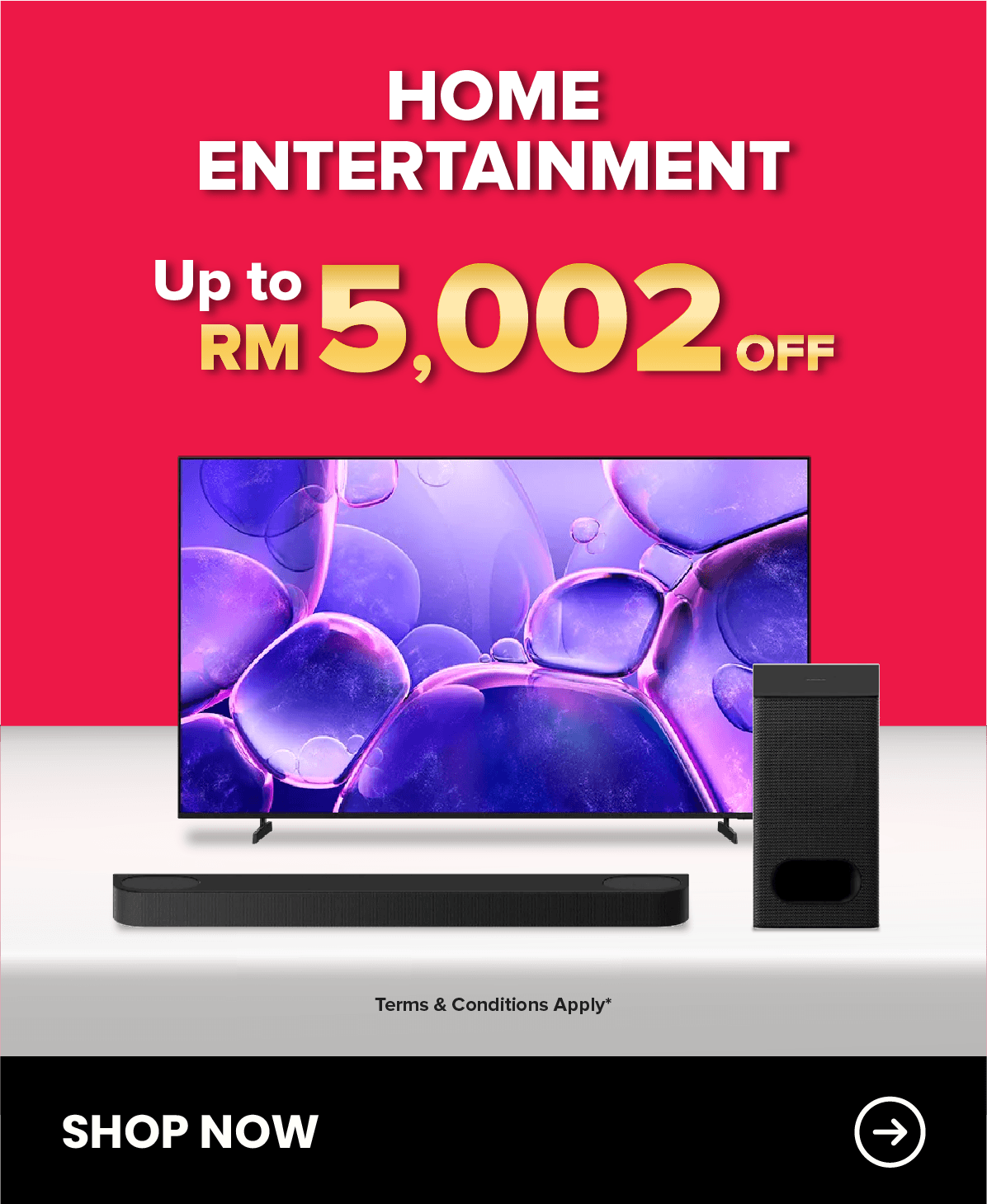 Harvey Norman Home Entertainment Mid Year Clearance