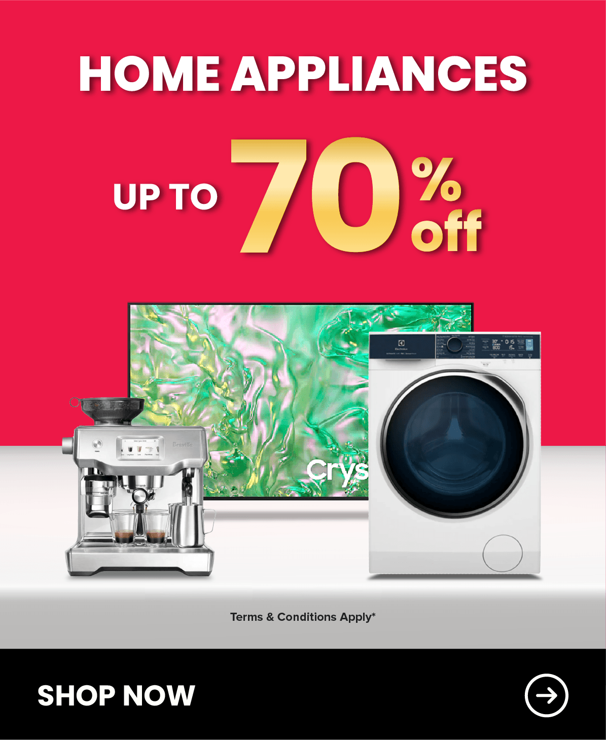 Harvey Norman Home Appliances Mid Year Clearance