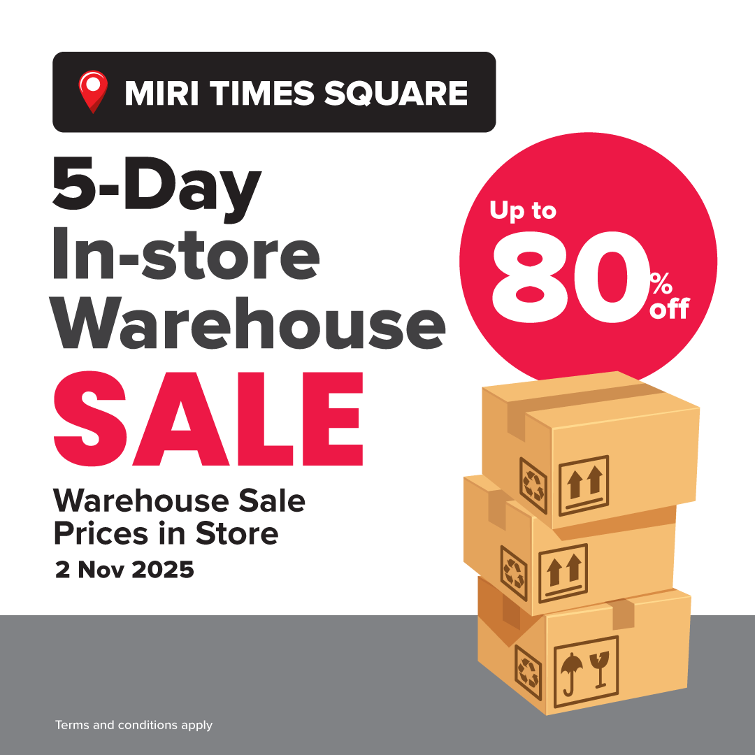 Harvey Norman Miri Times Square 5-Day In-store Warehouse Sale