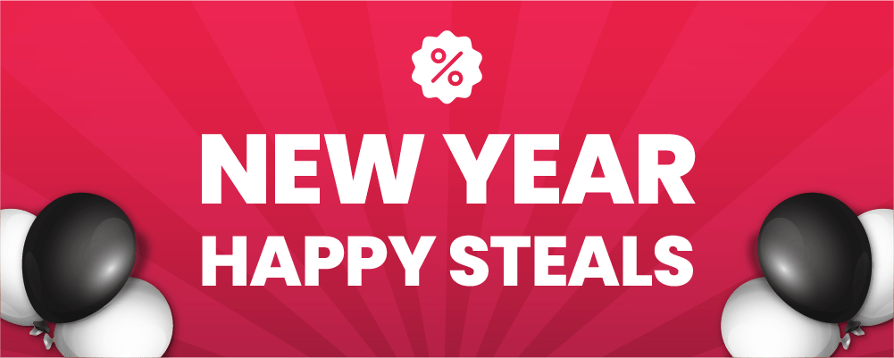 Year End Feature Deals New Year Happy Sale