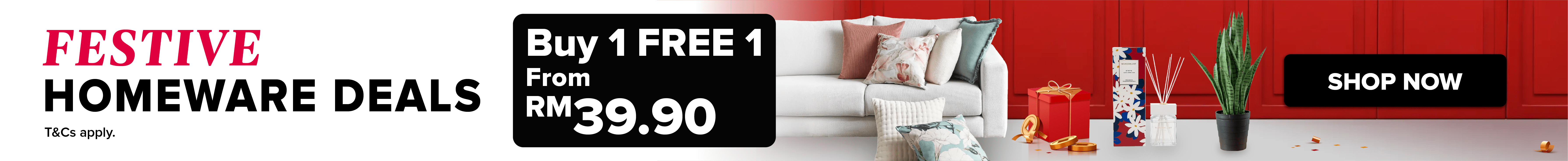 Harvey Norman Homeware New Year Happy Sale