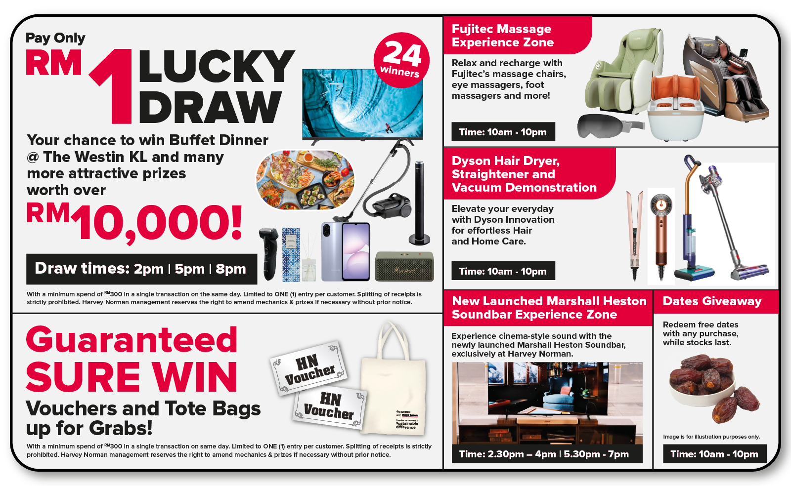 Harvey Norman Pre-Raya Weekend Sale Mid Valley Mall