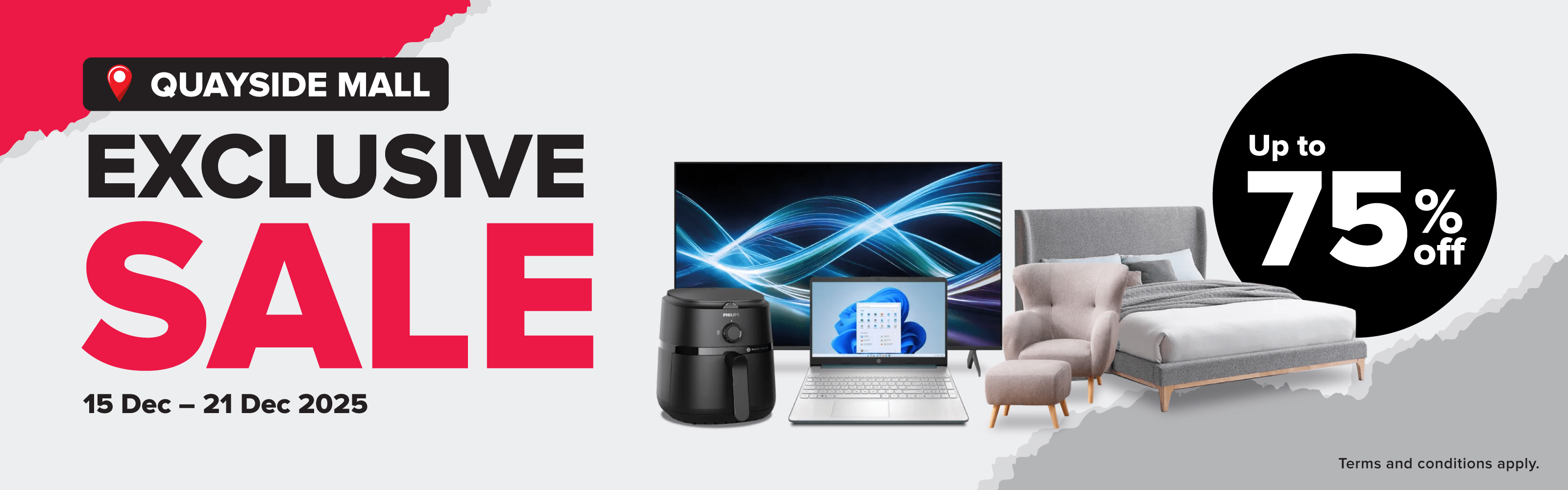 Harvey Norman Quayside Mall Exclusive Sale