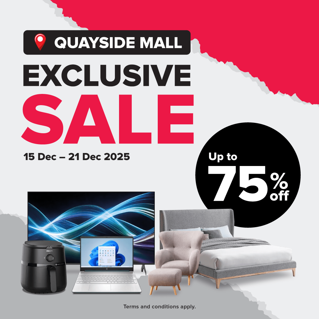Harvey Norman Quayside Mall Exclusive Sale