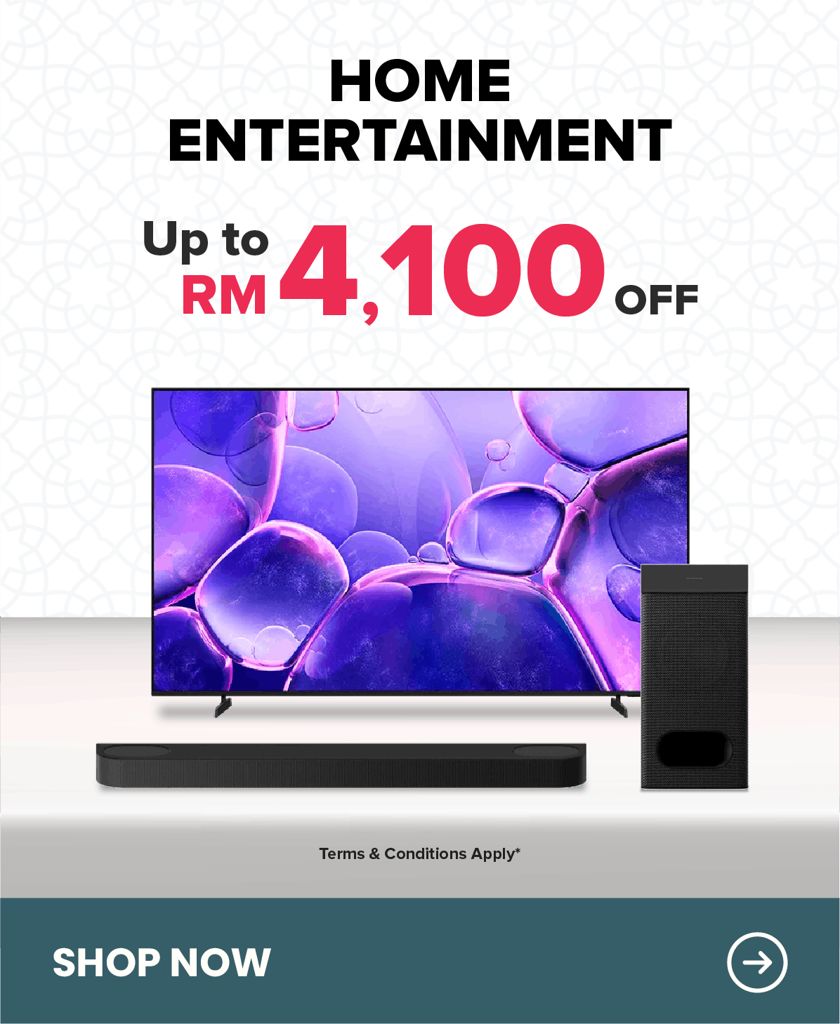 Harvey Norman Home Entertainment Riang Raya Sale