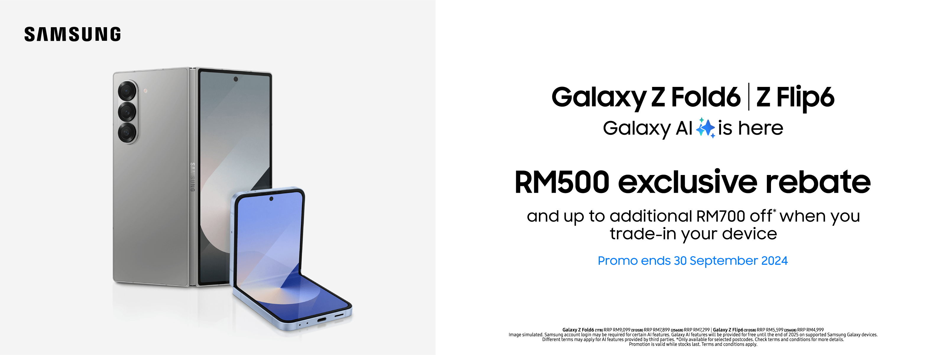 Galaxy ZFold6 & ZFLip6 