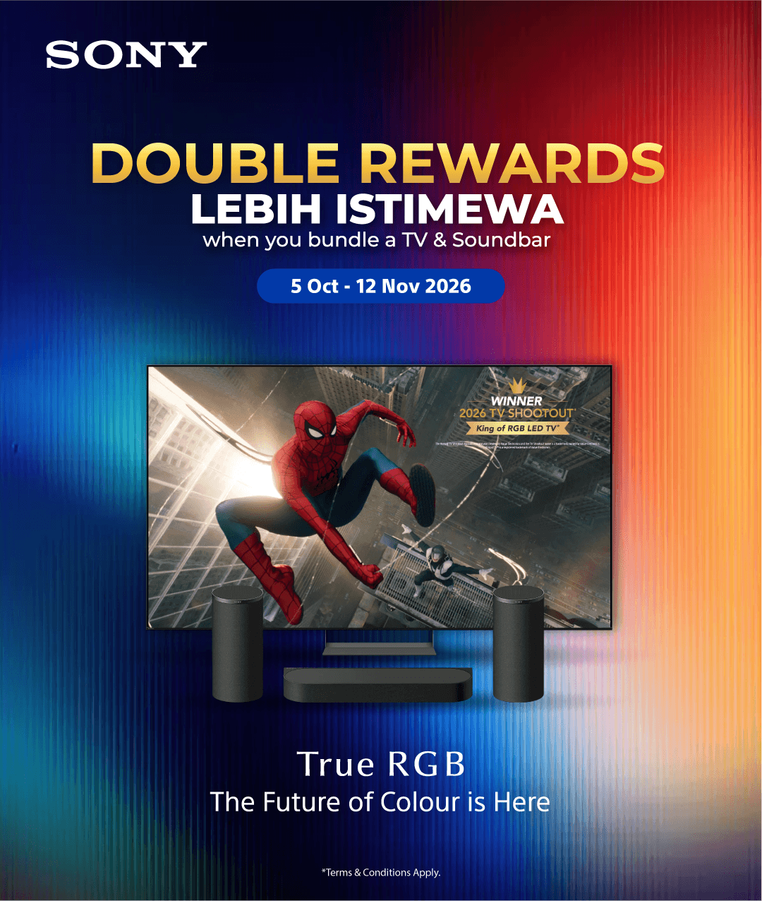 Harvey Norman Sony Double Rewards Lebih Istimewa