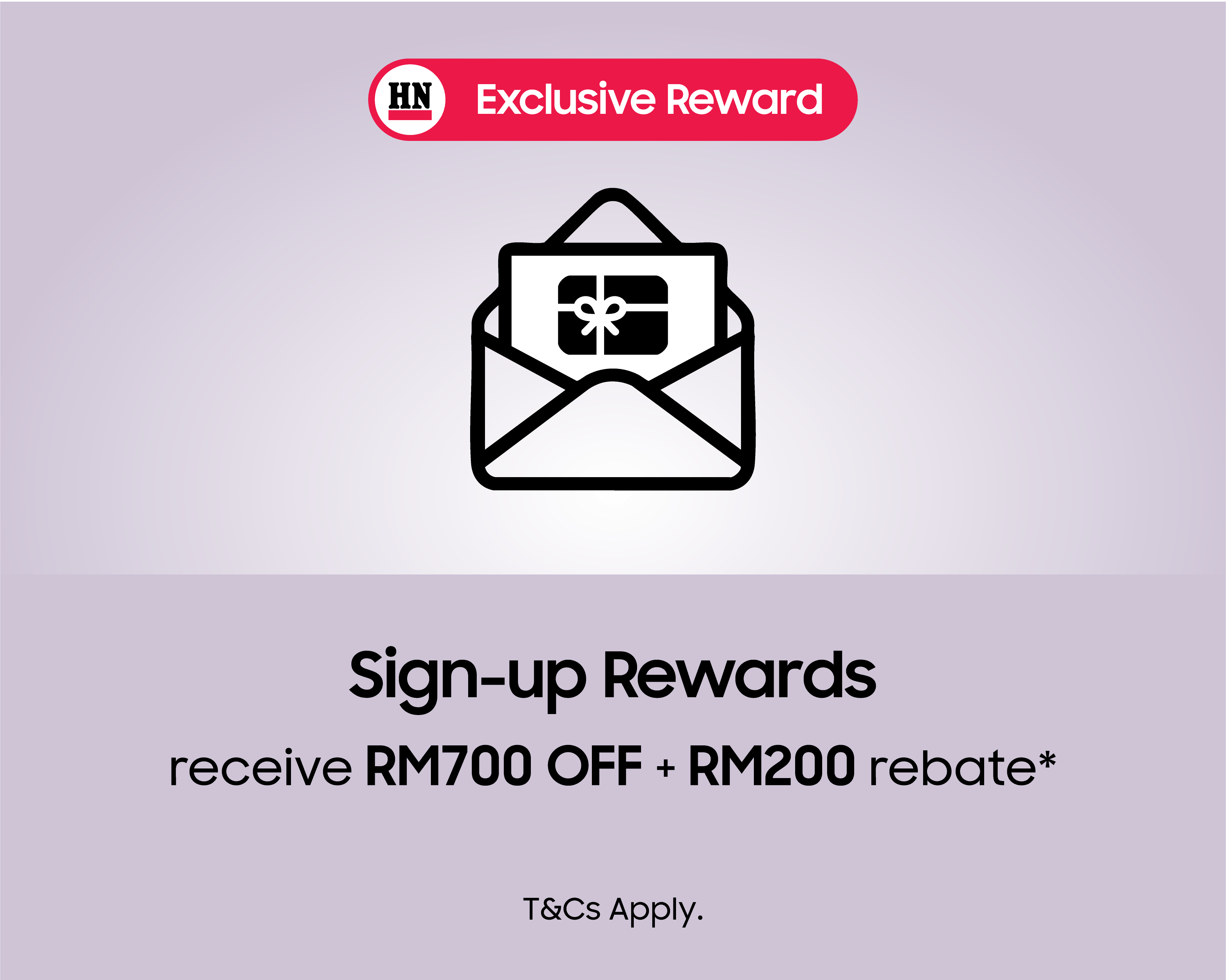 Exclusive Harvey Norman Reward