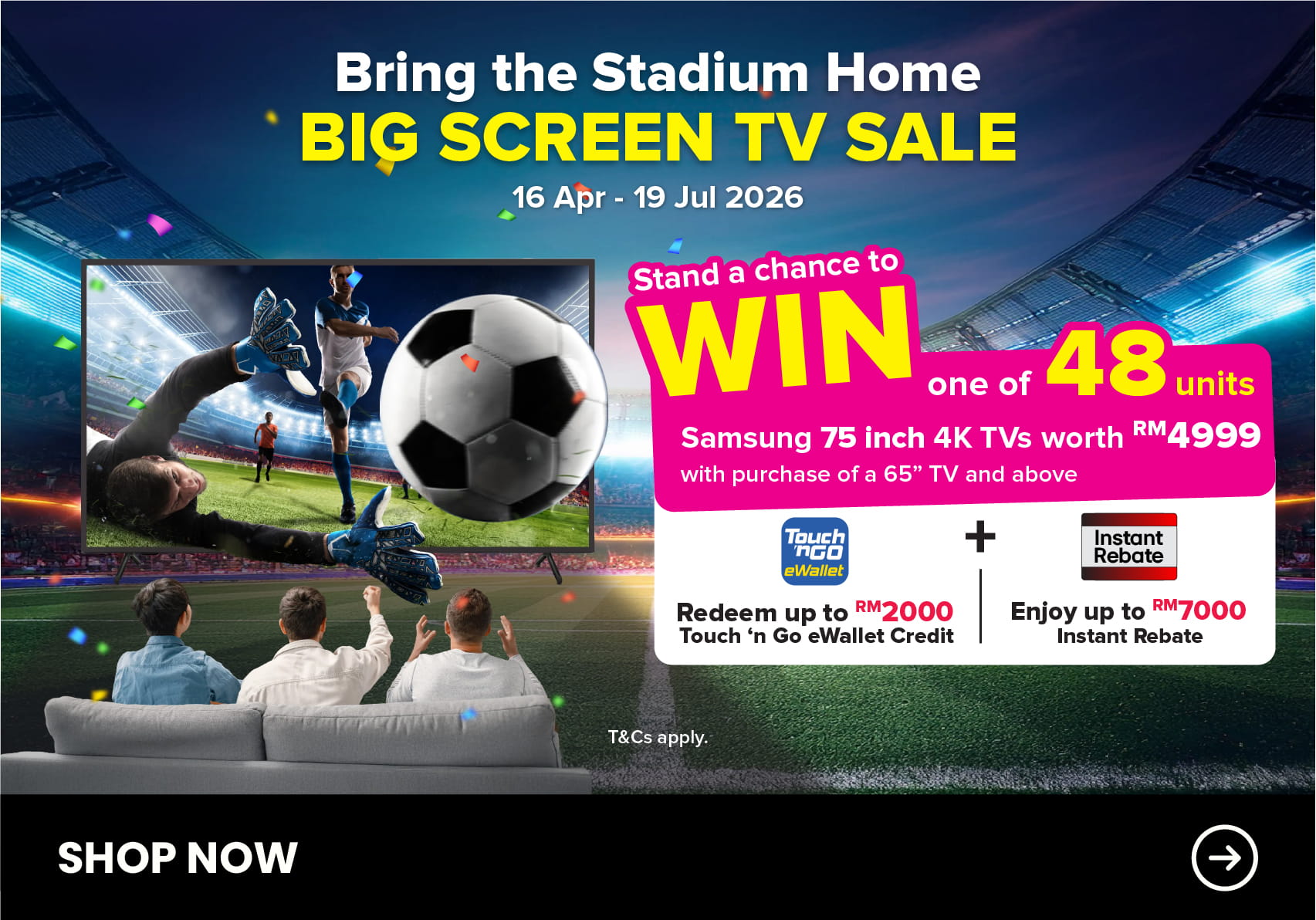 Harvey Norman Stadium Deals Score Big, Save Bigger