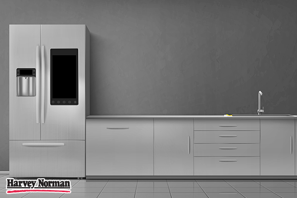 Smart Fridge in a Kitchen