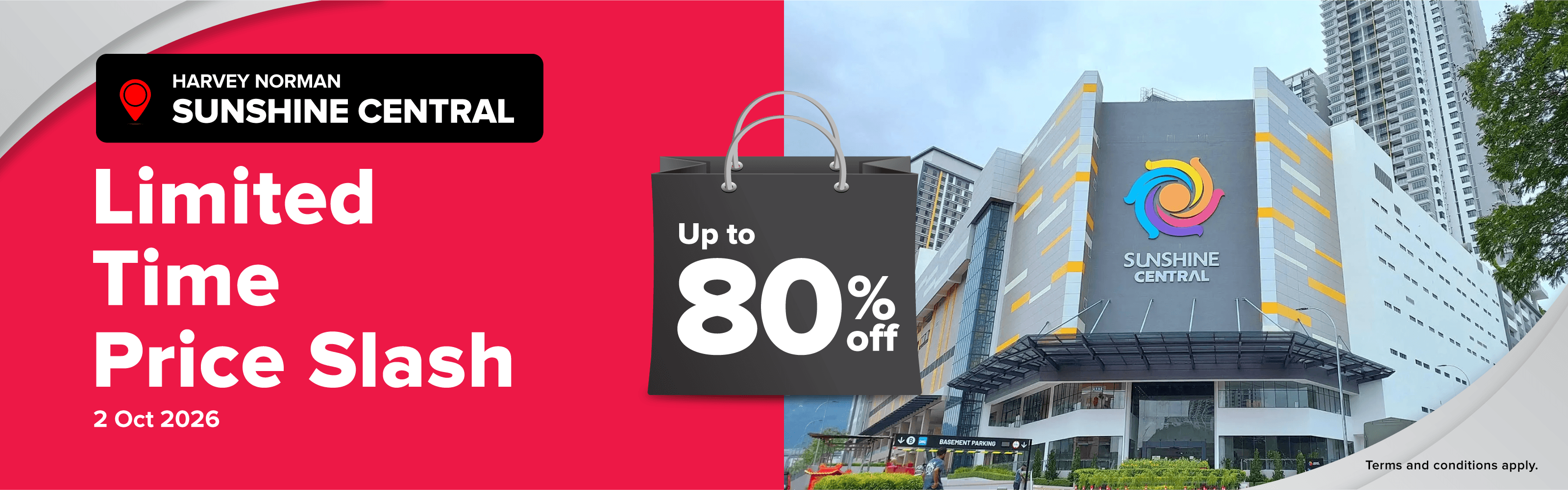 Harvey Norman Sunshine Central Limited Time Price Slash