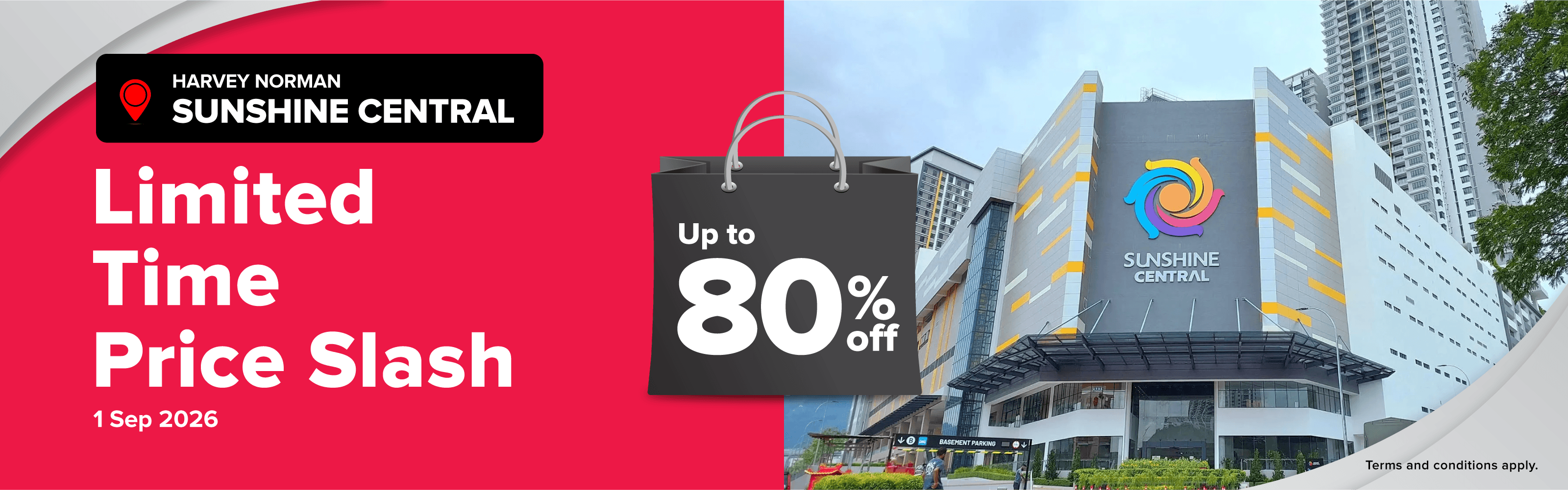 Harvey Norman Sunshine Central Limited Time Price Slash