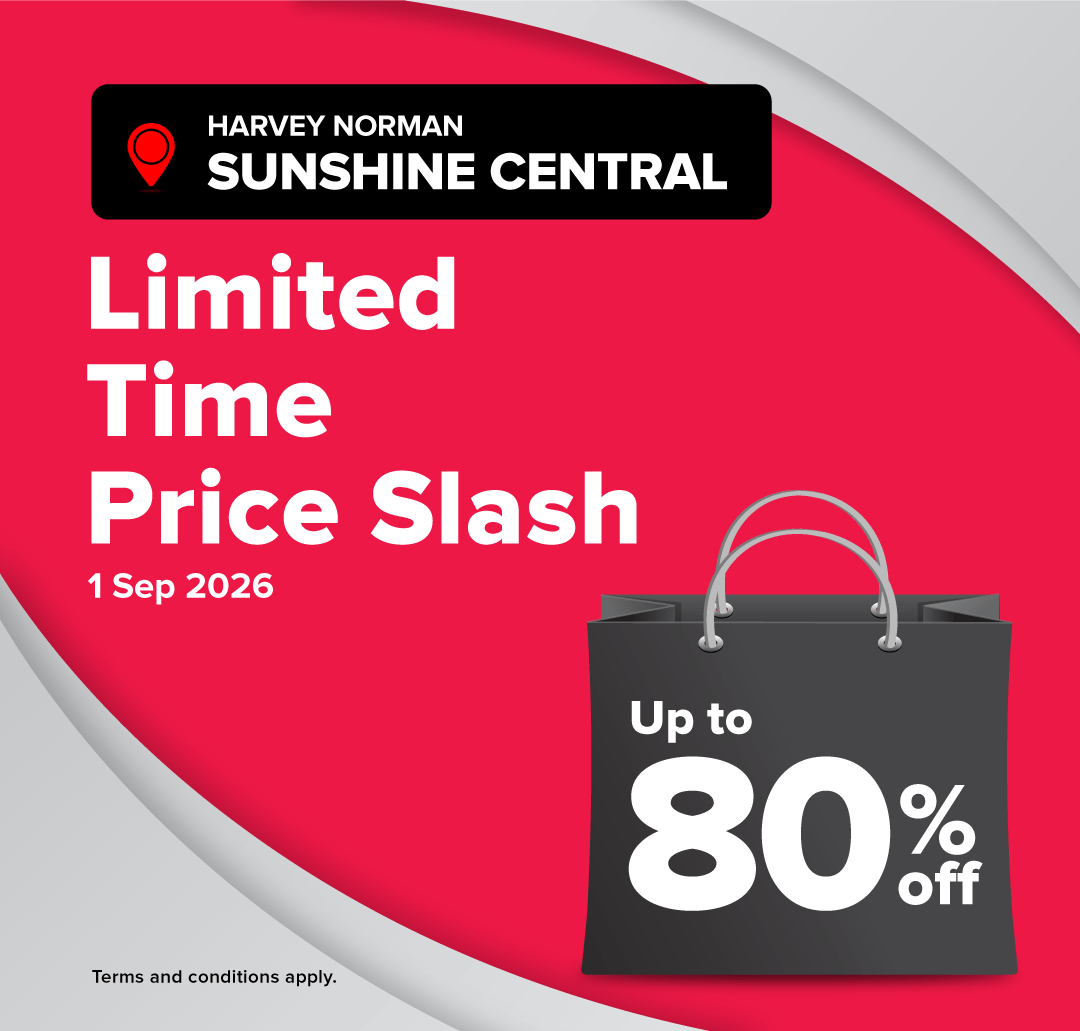 Harvey Norman Sunshine Central Limited Time Price Slash