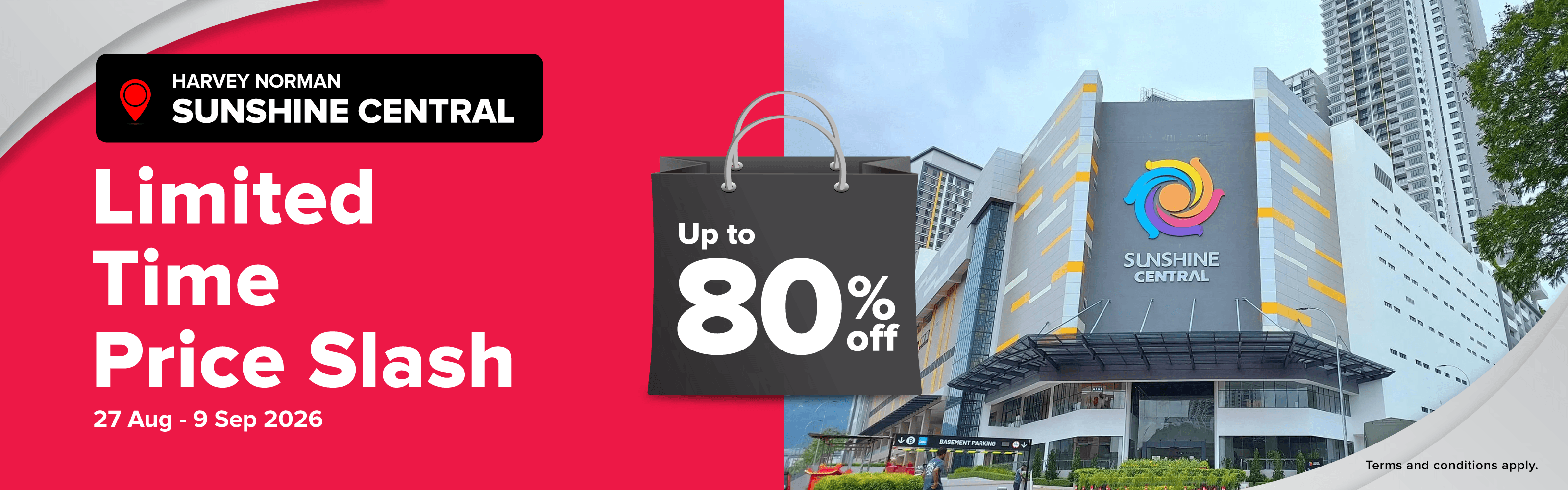 Harvey Norman Sunshine Central Limited Time Price Slash