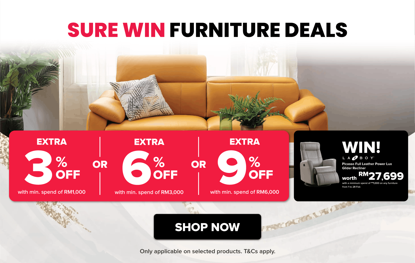 Harvey Norman Sure Win Furniture Deals Sure Win CNY Sale