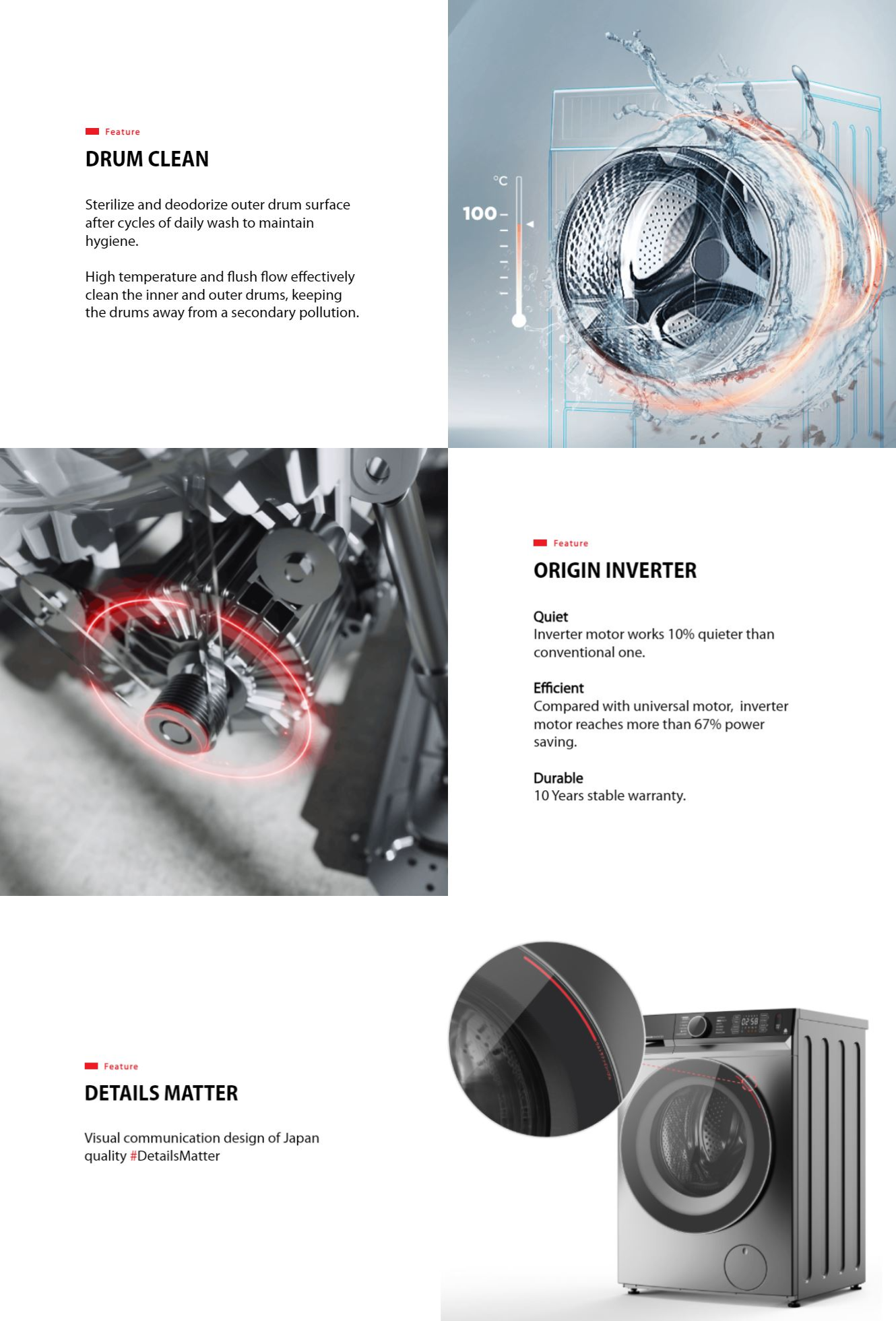 Toshiba 10.5kg/7kg Front Load Washer Dryer Combo Grey (TWDBM115GF4M