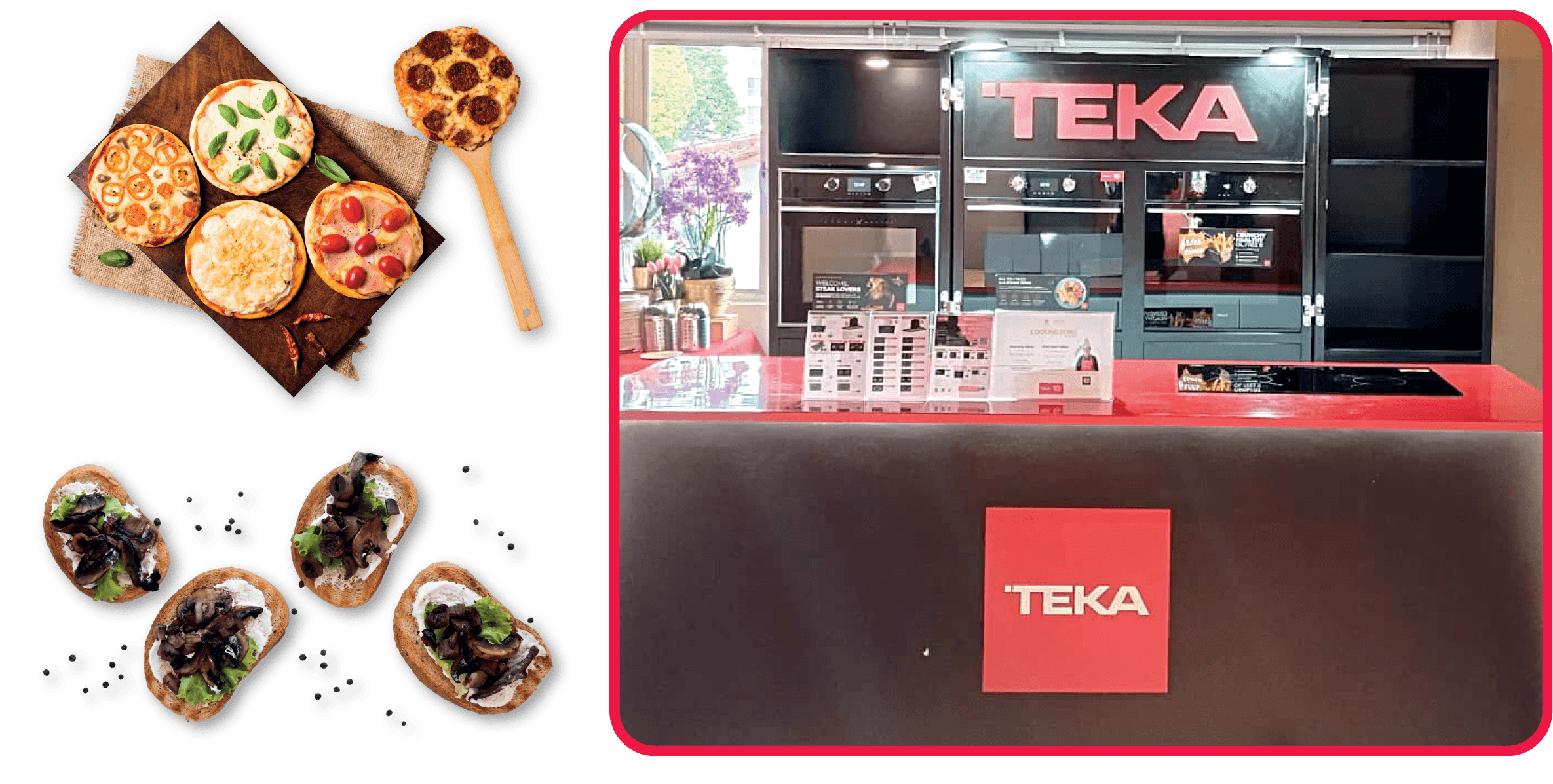 Teka Cooking Setup and Food