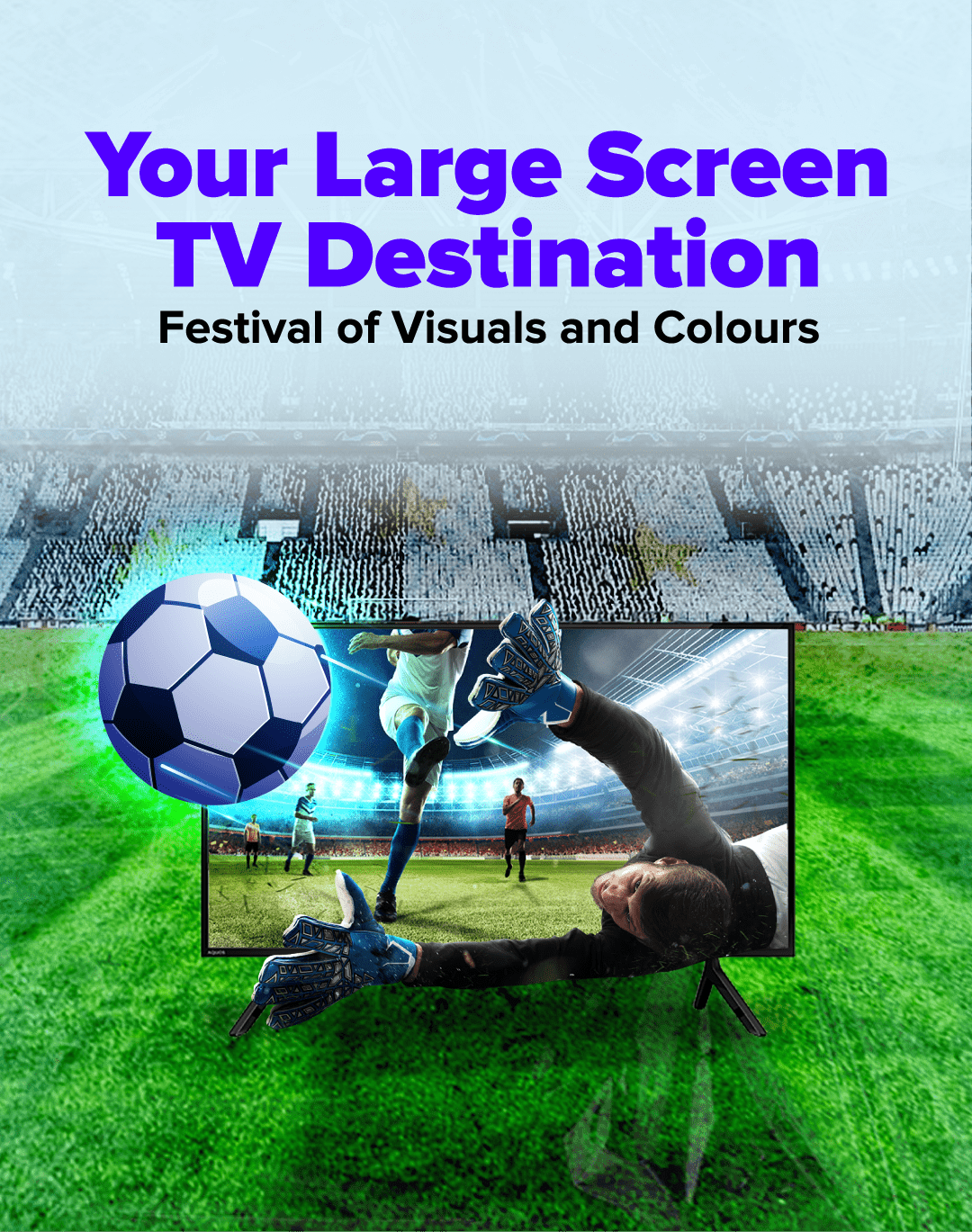 Harvey Norman Large Big TV