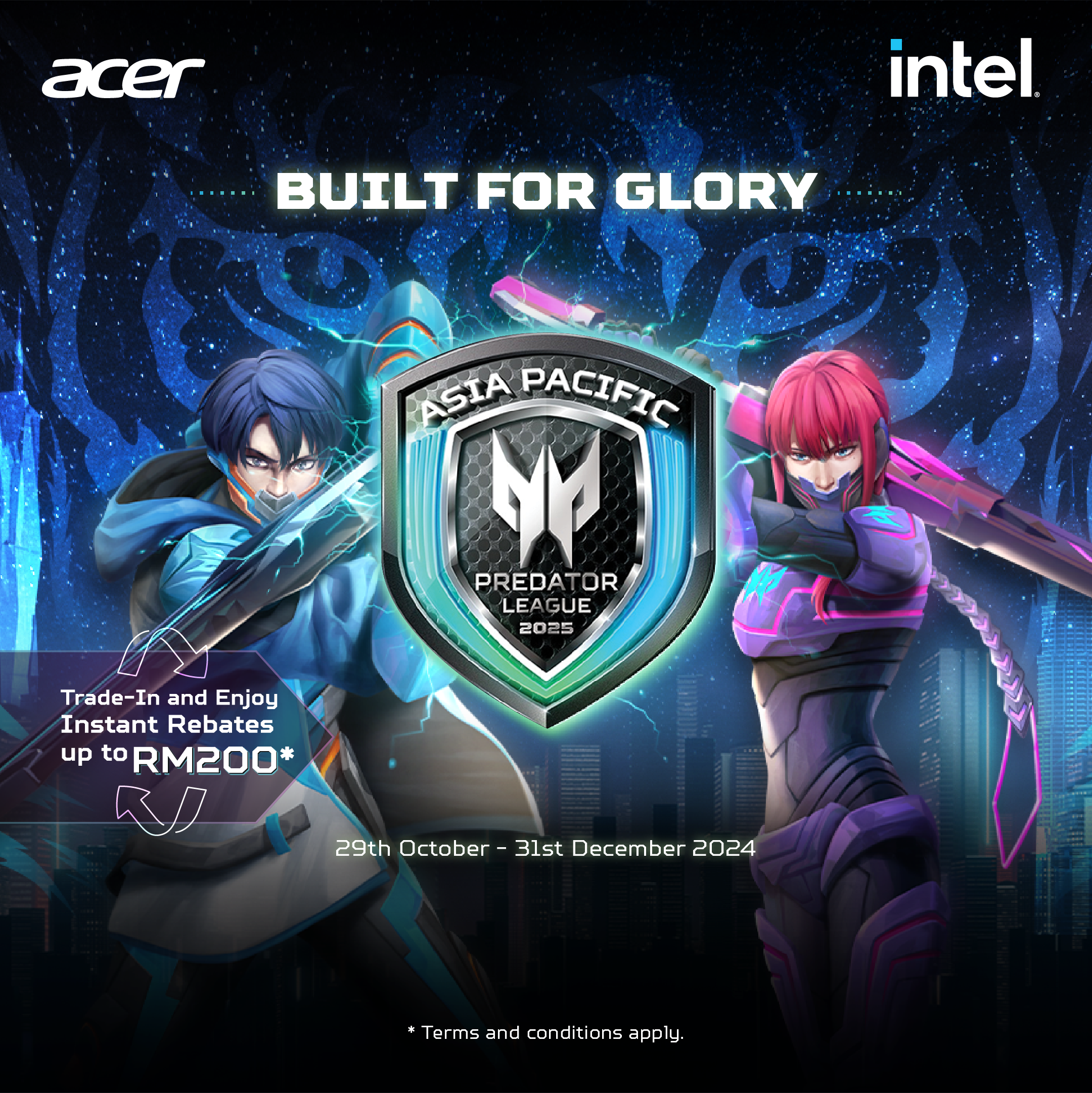 Predator Built for Glory promi