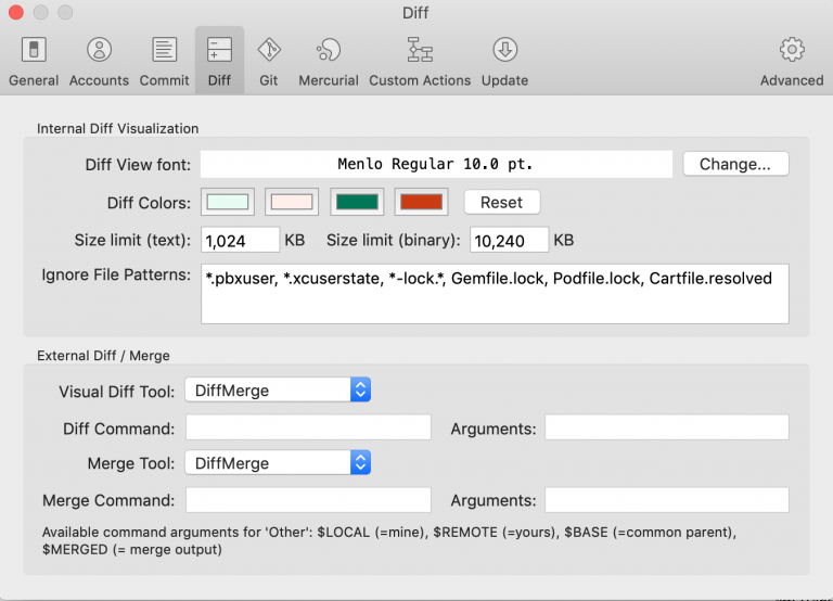 Sử dụng chức năng External Diff trong Sourcetree | Briswell Vietnam