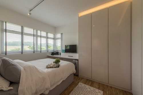 Eclectic Bedroom at Design & Build: New HDB @ Sumang Link (Eclectic)
