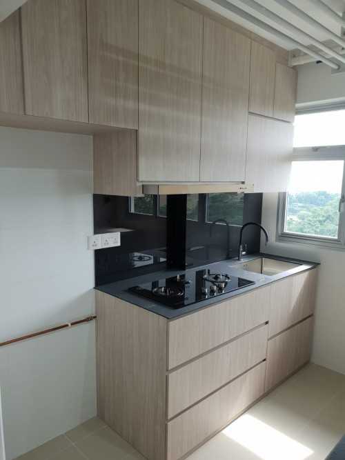 Modern Kitchen at 2-room BTO @Bukit Batok
