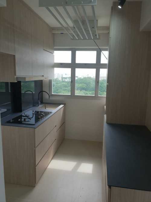 Modern Kitchen at 2-room BTO @Bukit Batok