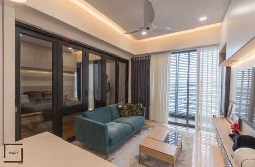 Contemporary Living Room at Watertown