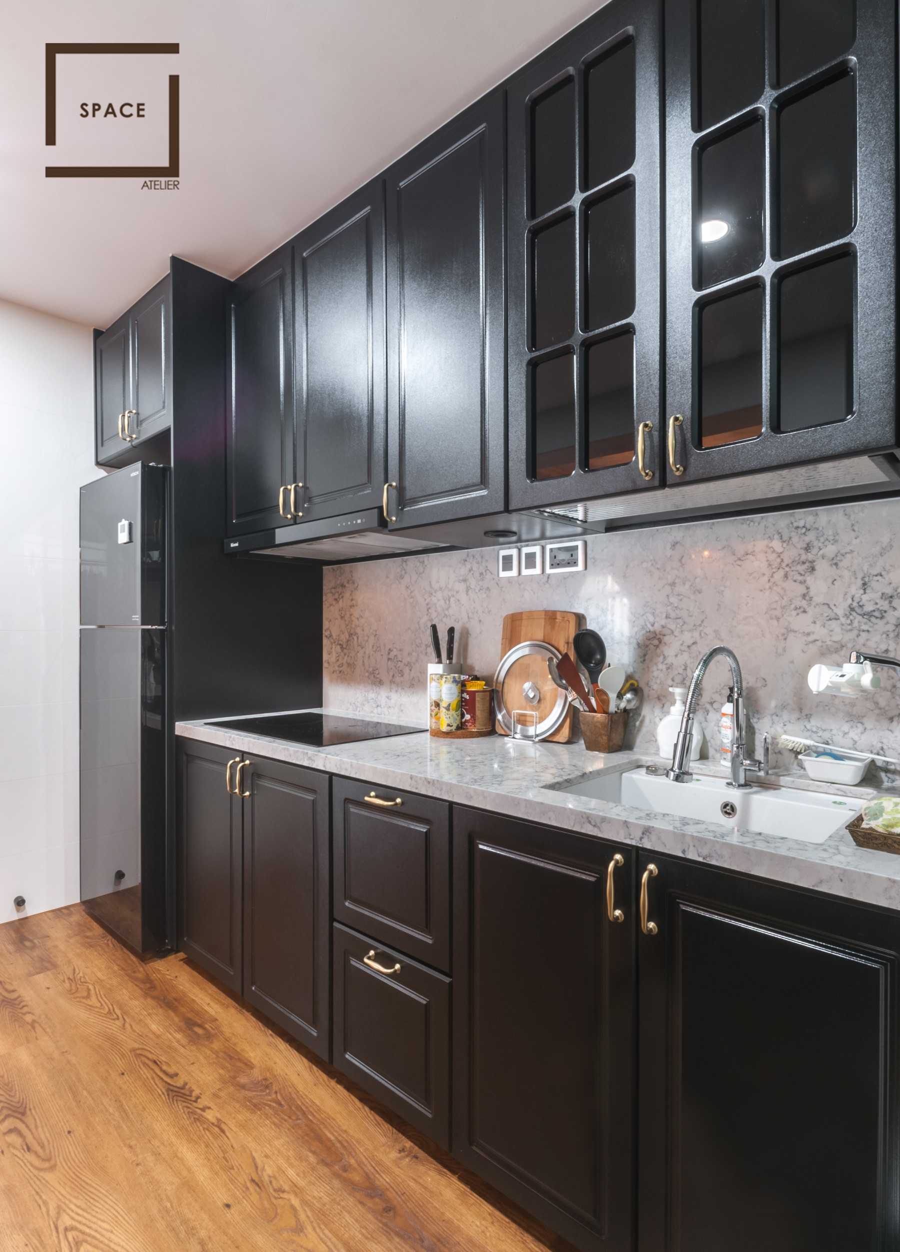 Modern Kitchen with Kitchen Accessories and Kitchen Tap