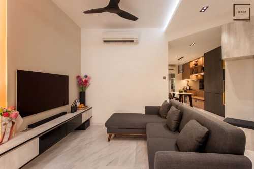 Contemporary Living Room at Villa Marina