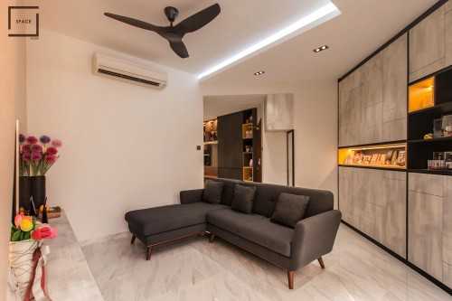 Contemporary Living Room at Villa Marina