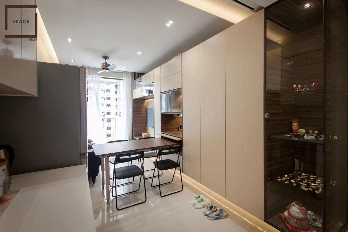 Modern Living Room with TV Console and Side Table