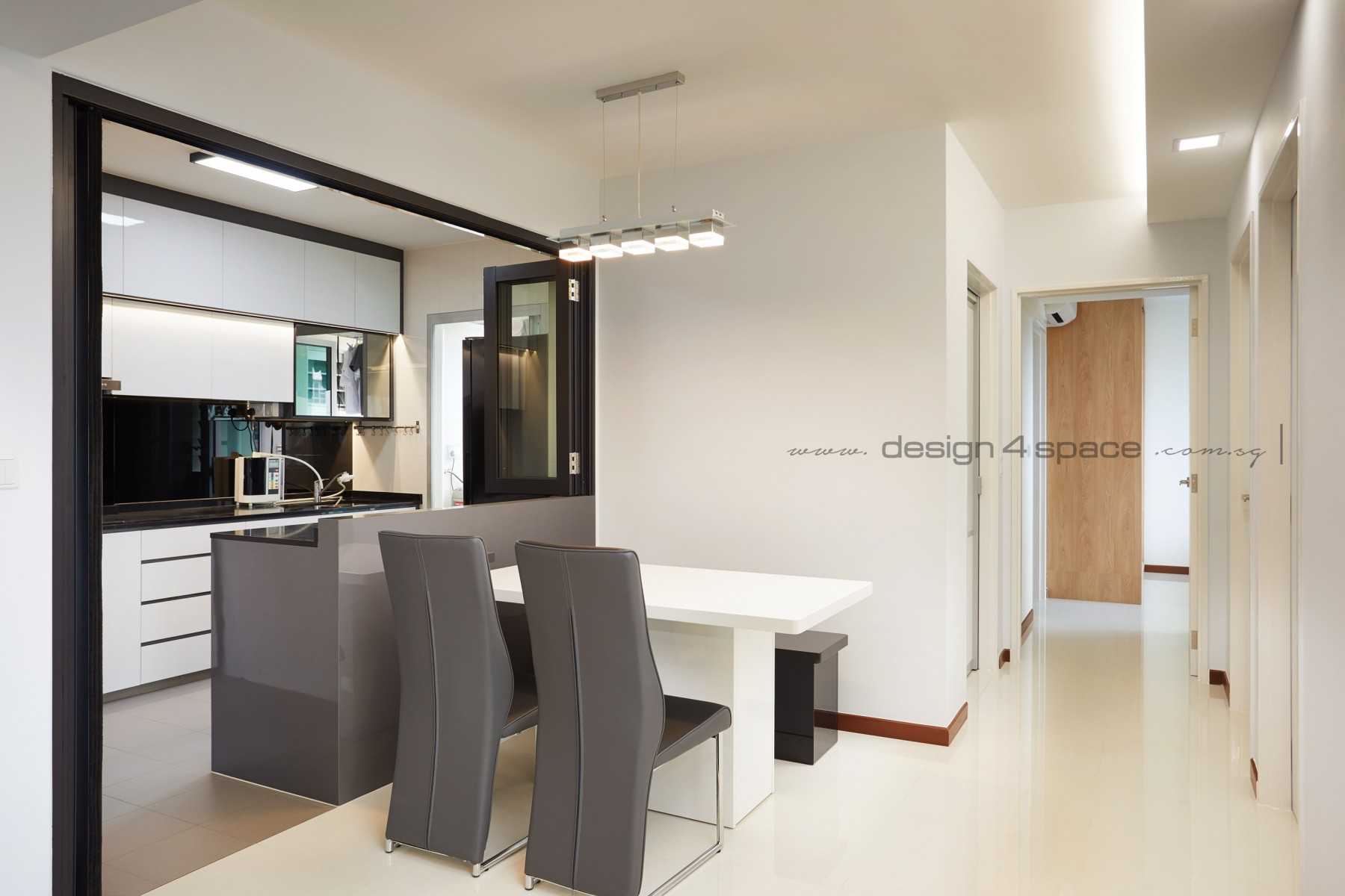 Contemporary Dining Room with Cove Lighting and Downlights