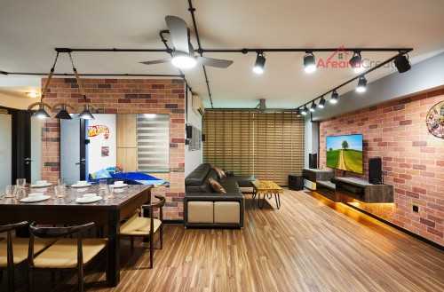 Industrial Living Room at 178 Edgedale Pains