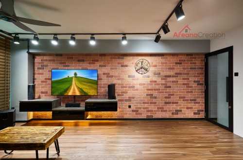 Industrial Living Room at 178 Edgedale Pains