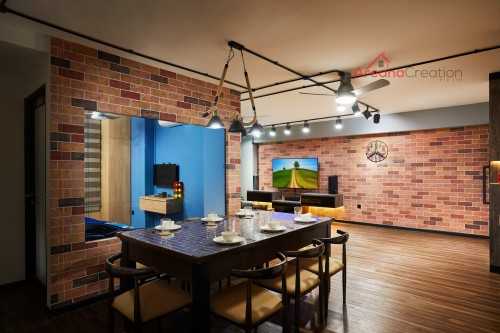 Industrial Dining Room at 178 Edgedale Pains