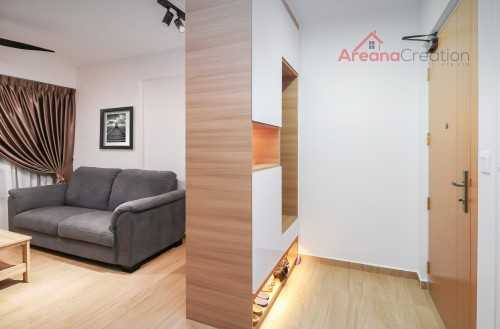 Scandinavian Living Room at West Ridges