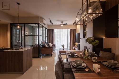 Industrial Living Room at Sol Acres EC 1