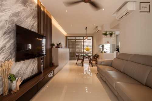 Minimalist Living Room at Sol Acres EC  2