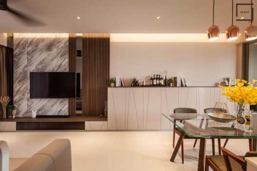 Minimalist Living Room at Sol Acres EC  2